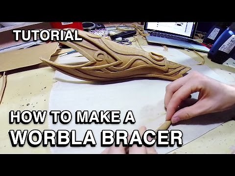Cosplay Tutorial - How to make a Worbla Bracer