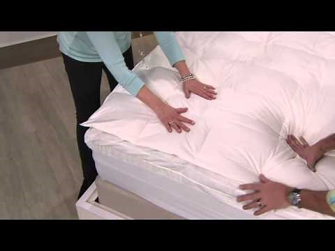 Comfort Evolution Down, Feather & Memory Foam Mattress Topper on QVC