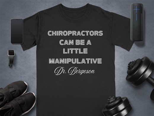 Funny Chiropractor T-shirt, Personalized Dr. Gift, Dr. Manipulative Chiro Pun Tee, Chiropractic Humor Apparel, Healthcare Professional Shirt - Etsy