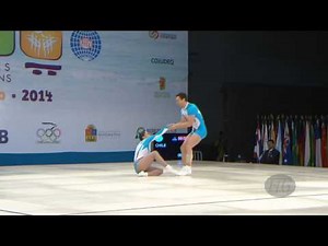 CHILE Mixed Pair -- 2014 Aerobic Worlds, Cancun (MEX), Qualifications -- We are Gymnastics !