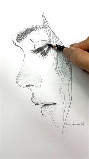 125K views · 1.5K reactions | That’s so cool  Must try! 﫶#art #drawingtips #pencilart #sketching #diy #artandcraft #linedrawing #explore #facebook | Neha Sharma Art | Facebook