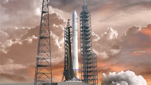 Animation of NASA's ESCAPADE launched to Mars atop Blue Origin's New Glenn rocket