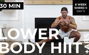 【TIFF x DAN】第11天｜30分钟魔鬼下肢训练 臀腿➕HIIT高心率间歇有氧｜6周减脂塑形计划