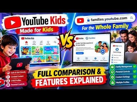 YouTube Kids App vs Families.YouTube.com – Full Comparison & Features Explained
