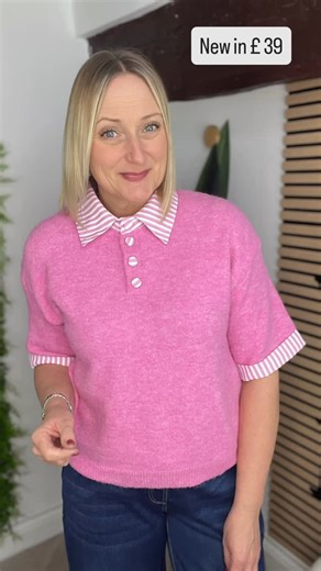 The White Loft on Instagram: "🩷 New in £39 🩷 3 colours available 🩷💛🩵 shop now here https://www.thewhiteloft.co.uk/store/search?keyword=Short+sleeve+jumper+&limit=9"