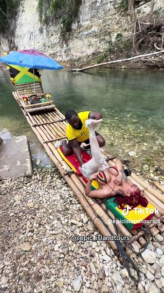 Bamboo rafting and limestone massage in Jamaica 🇯🇲 Create Epic Memories. 🌴 One Love ❤💛💚 🌴 @epic_islandtours Customize your Jamaica 🇯🇲 Tours/ Excursions/ Private Airport Transfers with us Call/ WhatsApp : 1-876-209-7515 for more.... Email us @ : epicislandtours@gmail.com ✅Weed Farm Tour ✅Bamboo Rafting and limestone massage ✅ JetCar ✅Jetski ✅ Blue Hole ✅ Dunn’s River Falls ✅ Parasailing ✅ ATV ✅ Horsebackriding in the ocean ✅ Sea Tubing ✅ Catamaran / Booze Cruise ✅ Island Swing lots more..