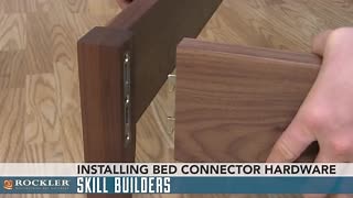 These fasteners make building a bed a snap. One pack of four fasteners will complete a bed and can be quickly assembled and disassembled. They require mortising for recessed mounting. The mortises for each bracket can be cut with a router table, hand held router, or by hand with a mallet and chisel. Find these bed rail fasteners at https://www.rockler.com/heavy-duty-wrought-steel-bed-rail-fasteners-4-pack-select-size | Rockler Woodworking and Hardware