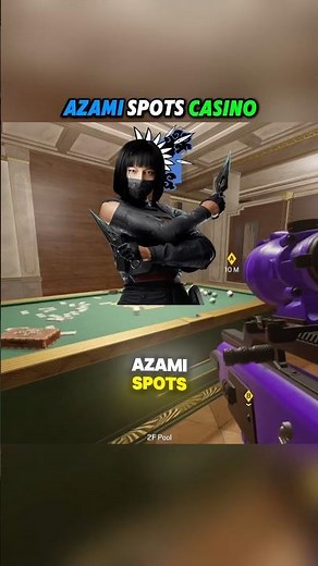 BEST Azami Site Setup Calypso Casino Pool R6! #rainbowsix #siege #r6 #clips #shorts #gaming #r6siege