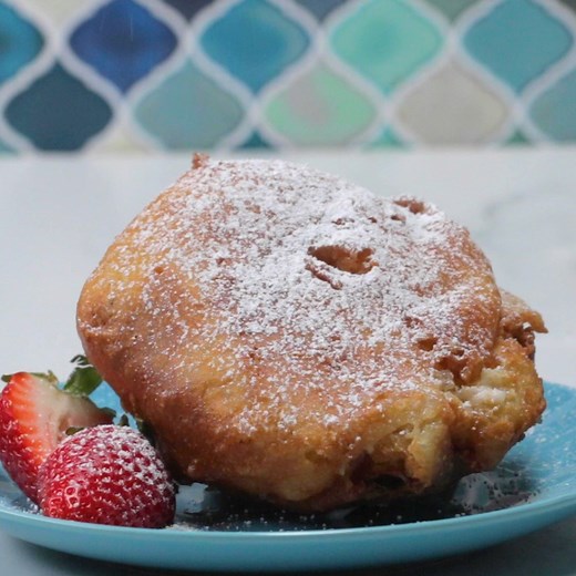 951K views · 2.3K reactions | We did it! We deep-fried our best vanilla cake and we don't regret a thing! Get ready for Rodeo season with this deep-fried dessert. | Tasty | Facebook