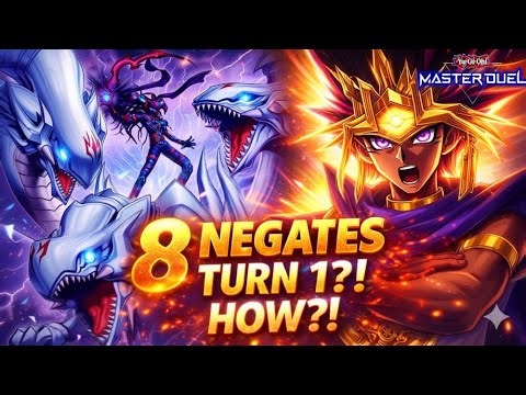 8 NEGATES! TURN 1?! DARK MAGICIAN Deck Guide | Master Duel