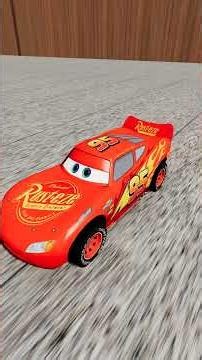 Lightning McQueen vs. The Impossible Obstacle Course! ⚡️ #beamngdrive #shorts