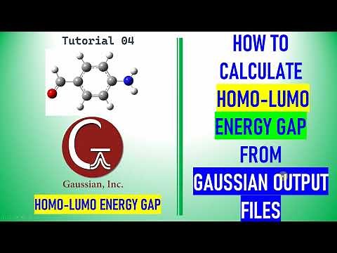 How to Calculate HOMO LUMO Energy Gap