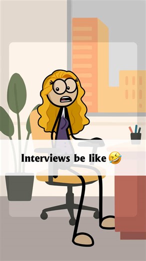 Interviews be like🤣 #bilingual #hr #manager #worklife #animation AC:@✨️The Real Veronika ✨️