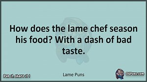 Lame - Jokes, Puns, Wordplays, and Laughter