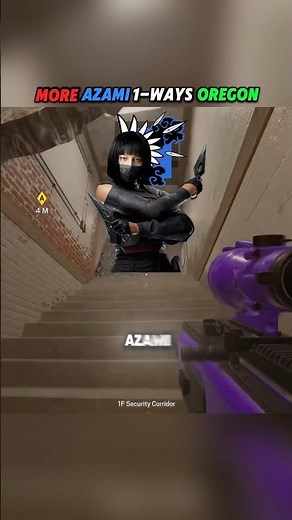 Azami One-Way Setups on Oregon R6! #rainbowsix #siege #r6 #clips #shorts #gaming #r6siege
