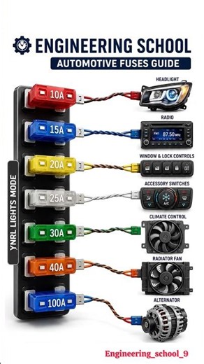 Automotive Fuse Ratings Explained | 10A, 15A, 20A, 25A, 30A, 40A & 100A Fuse Uses in Cars 😱