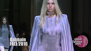Balmain Fall / Winter 2016 Women's Runway Show | Global Fashion News