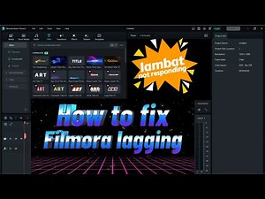how to fix filmora lagging while editing not responding