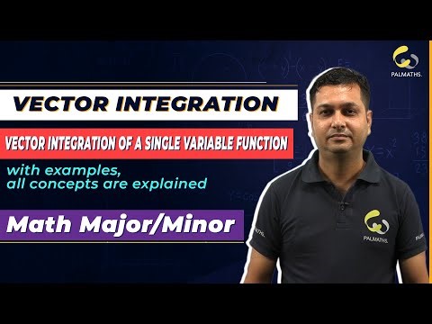 Vector integration of a single variable function | SOLVED PROBLEMS | B.Sc 1st Year Math Major/Minor