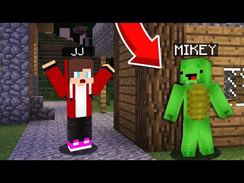 Mikey and JJ - SCARED NIGHT PRANK in Minecraft gameplay by Mikey and JJ (Maizen Parody)