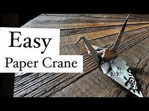How To Make a Paper Crane - Origami Crane Easy- Step by Step Easy Tutorial