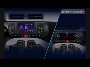 Autoradio android specifico per Fiat panda. Android Auto ed Apple CarPlay Wireless integrato
