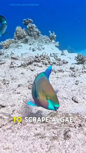 Parrotfish’s Secret Superpower Will Shock You! 🐠💥#shorts #viral