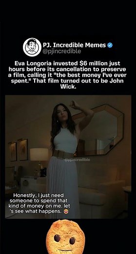 Eva Longoria invested $6 million just hours before its cancellation to preserve a film, calling it