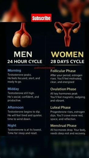 "Hormone party vibes! 😂Guys got a 24-hour cycle, girls got a 28-day groove 💃🕺#HormoneLife#CycleSync"