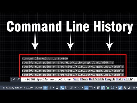 How to show and hide command line history in AutoCAD (temporary prompt lines)