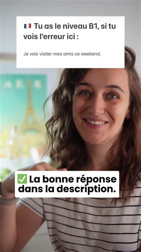 As-tu le niveau B1 en français ? 🇫🇷