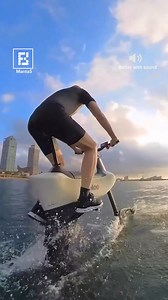This Bike Can Ride On Water!! 🎥 Manta5 Hydrofoil Bike | Fossbytes