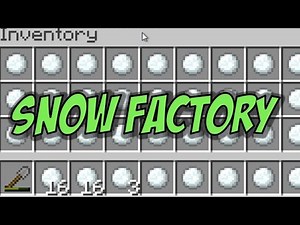 Minecraft Snow Farm Tutorial - The Snow Factory
