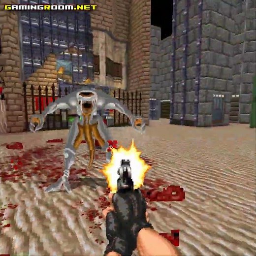 Super Espião vs. aliens do Space Gun no Doom (Parte 5) #short #doommods #shorts #doom2 #gzdoom #fps