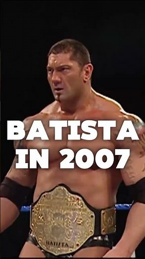 Batista's first matches in every calendar year (Part 2) #wwe #wrestling #shorts