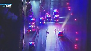Woman hit, killed by SUV on 57 Freeway in San Gabriel Valley