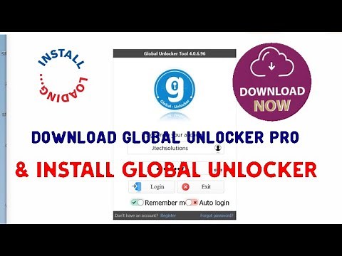 HOW TO DOWNLOAD & INSTALL GLOBAL UNLOCKER- EASY