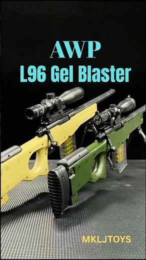 Sniper L96 Gel Blaster AWP Sound Effect Test Long Barrel Sniper Shooting #L96 #AWP