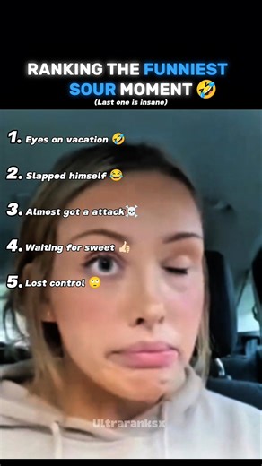 Ranking The Funniest Sour Taste Reaction 🍋‍🟩