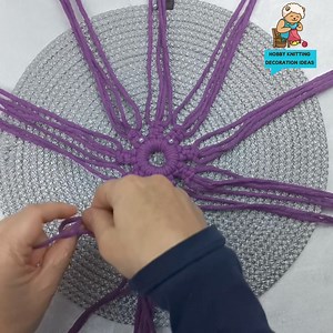 47K views · 445 reactions | macrame wall hanging 殺 29cm wooden hoop 3.5cm wooden ring 9×20mm wooden beads rope measurements 18×120cm 30×30cm 5×45cm 2mm macrame rope | Hobby Knitting Decoration Ideas | Facebook