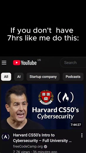 Merge Comun on Instagram: "Cyber security course from Harvard University. #course #cybersecurity #ethicalhackingtraining #hacking #youtube Try out yt-p.com"