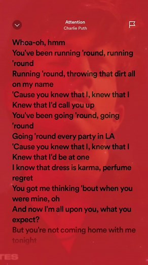 Charlie Puth Attention Song Lyrics and Overview