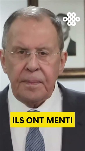 LAVROV: "THE WEST LIED"