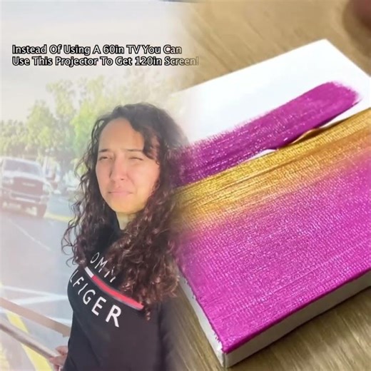 I had to show him the evidence on the big screen😤 Vankyo projector #vankyo #vankyov700wlivesho