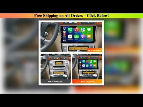 2 Din Android 14 Car Radio for Toyota Avensis T25 2002-2008 Carplay Auto 9" Stereo Multimedia