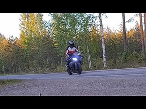 Yamaha R6 SC Project exhaust - downshifting sound