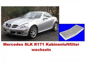 Mercedes SLK R171 Kabinenluftfilter wechseln