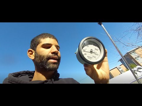 First Startup 90 Yamaha Outboard Tachometer Install ep9