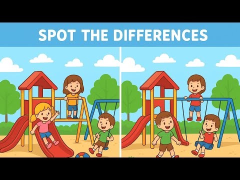 spot 10 differences between two images