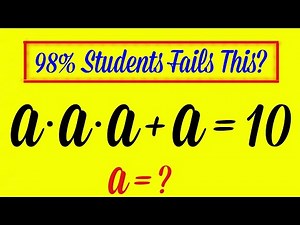 Solving a 'Harvard' University Entrance Exam Question | Find â